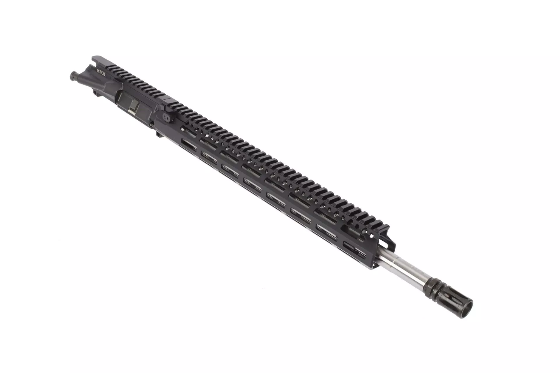 BCM 18″ 5.56 NATO 1:8 Stainless Steel Barreled Upper – 15″ M-LOK MCMR Rail – BCM-URG-18-SS410-MCMR-15