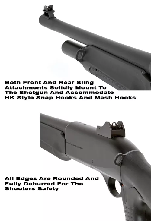 Benelli M2 Front And Rear Looped Sling Attachments