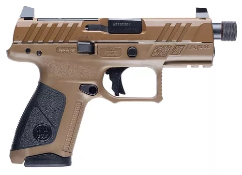 BERETTA APX A1 TAC 9MM 4.2″ 17RD FDE