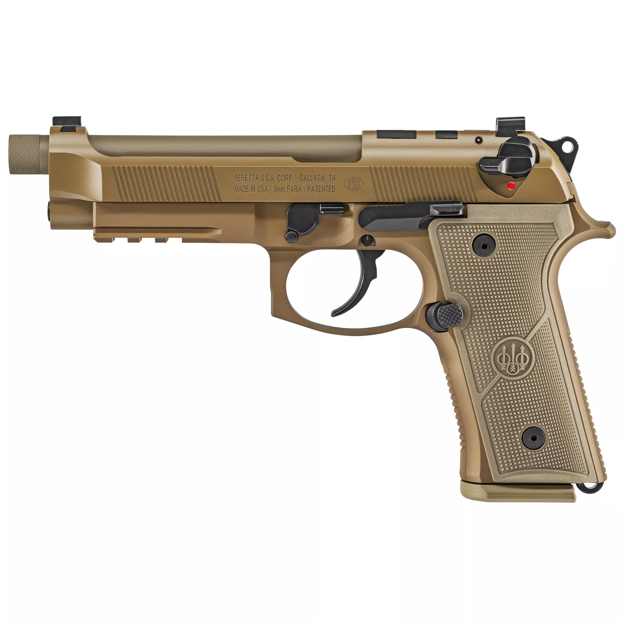 BERETTA M9A4 G 9MM 5.1″ 10RD FDE TB