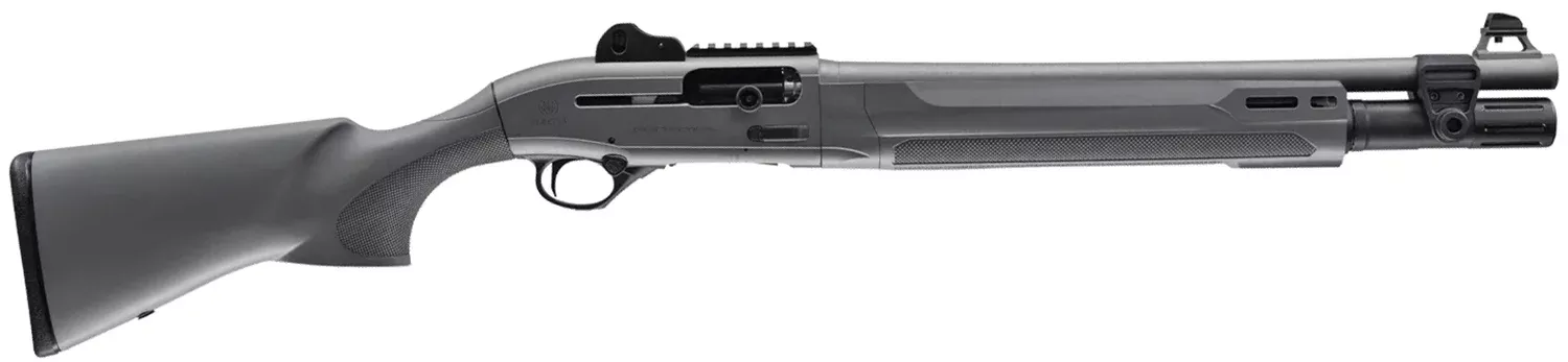 Beretta USA J131M2CTT187GR 1301 Tactical C Mod 2 12 Gauge Semi-Auto 3″ 7+1 18.50″ Chrome Lined Steel Barrel, Picatinny Rail Aluminum Receiver, Gray w/Aggressive Texture Gray Fixed Synthetic Stock