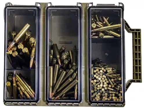 Berrys 33805 Tri-Can Triple Ammo Can Tan Plastic