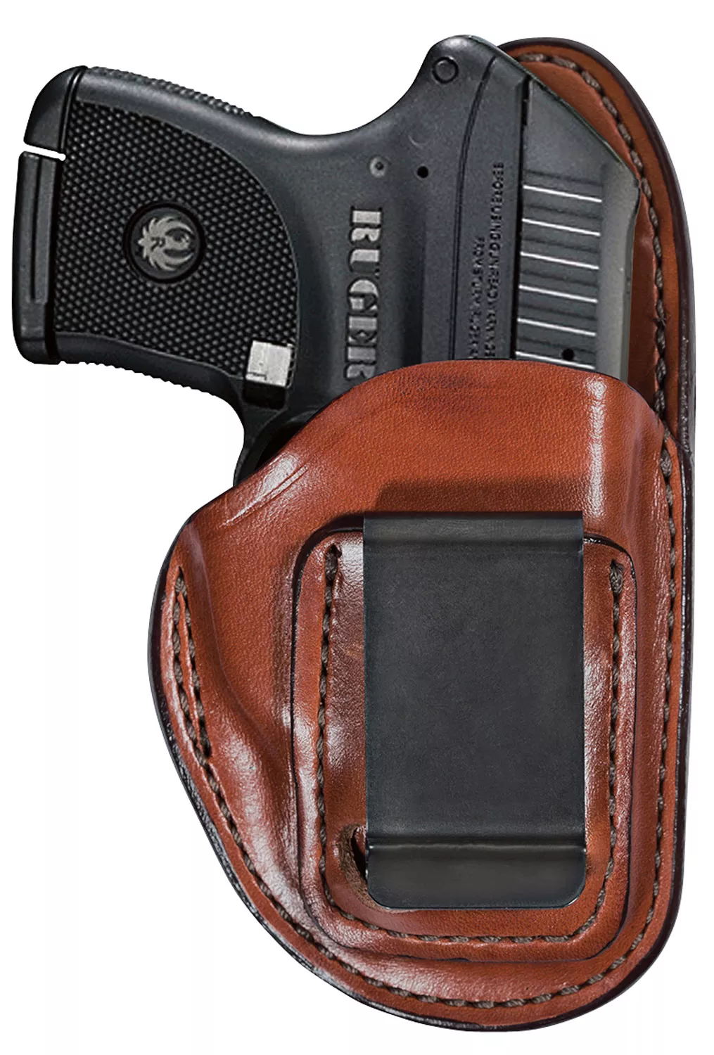 Bianchi 26082 100 ProfessionalIWB Size 13 Tan Leather Belt Clip Fits S&W M&P Shield 2.0/S&W M&P 1.0 Right Hand