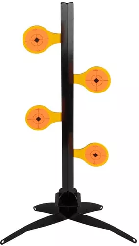 Birchwood Casey 47421 World of Targets Dueling Tree 3.50″ Rimfire Pistol/Rifle Orange/Yellow Steel Circle W/Crosshair & Diamond