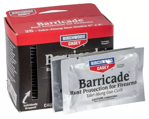 Birchwood Casey Barricade Rust Protection Wipes25 pk.