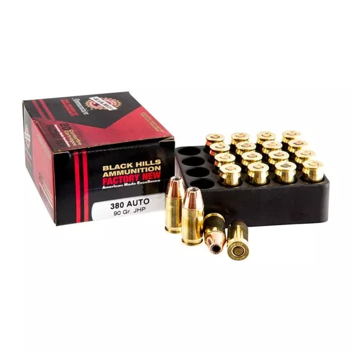 BLACK HILLS AMMUNITION – 380 Auto 90gr JHP 500/Case Quantity Discount PriceAdd To Favorite