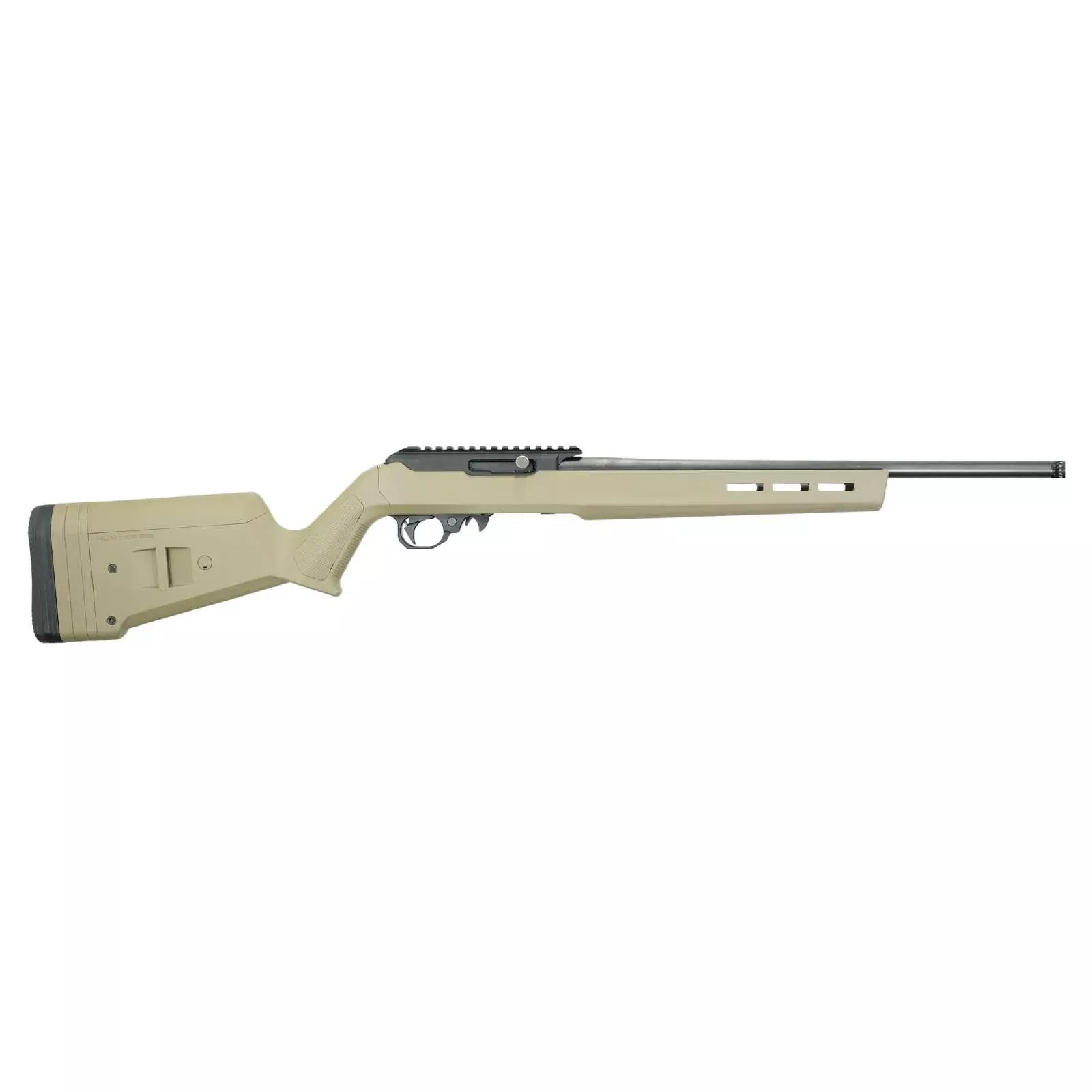 Black Rain Ordnance Hunter Rifle .22 LR 10rd Magazine 18″ Threaded Barrel FDE