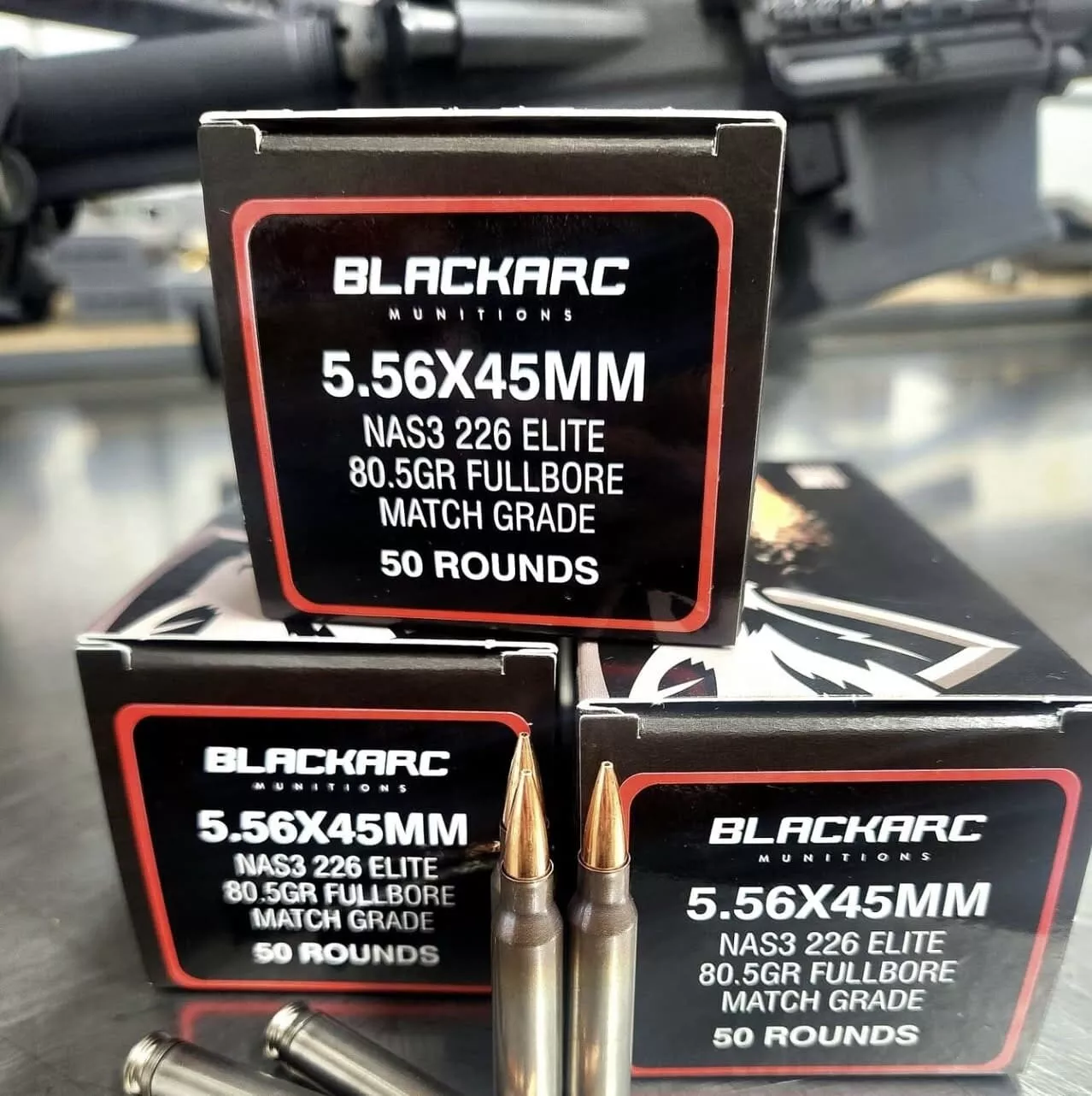 BLACKARC Munitions NAS3 226 ELITE™ FULLBORE 5.56mm 50rd