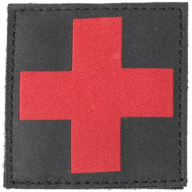 Blackhawk! Red Cross ID Embroidered Patch