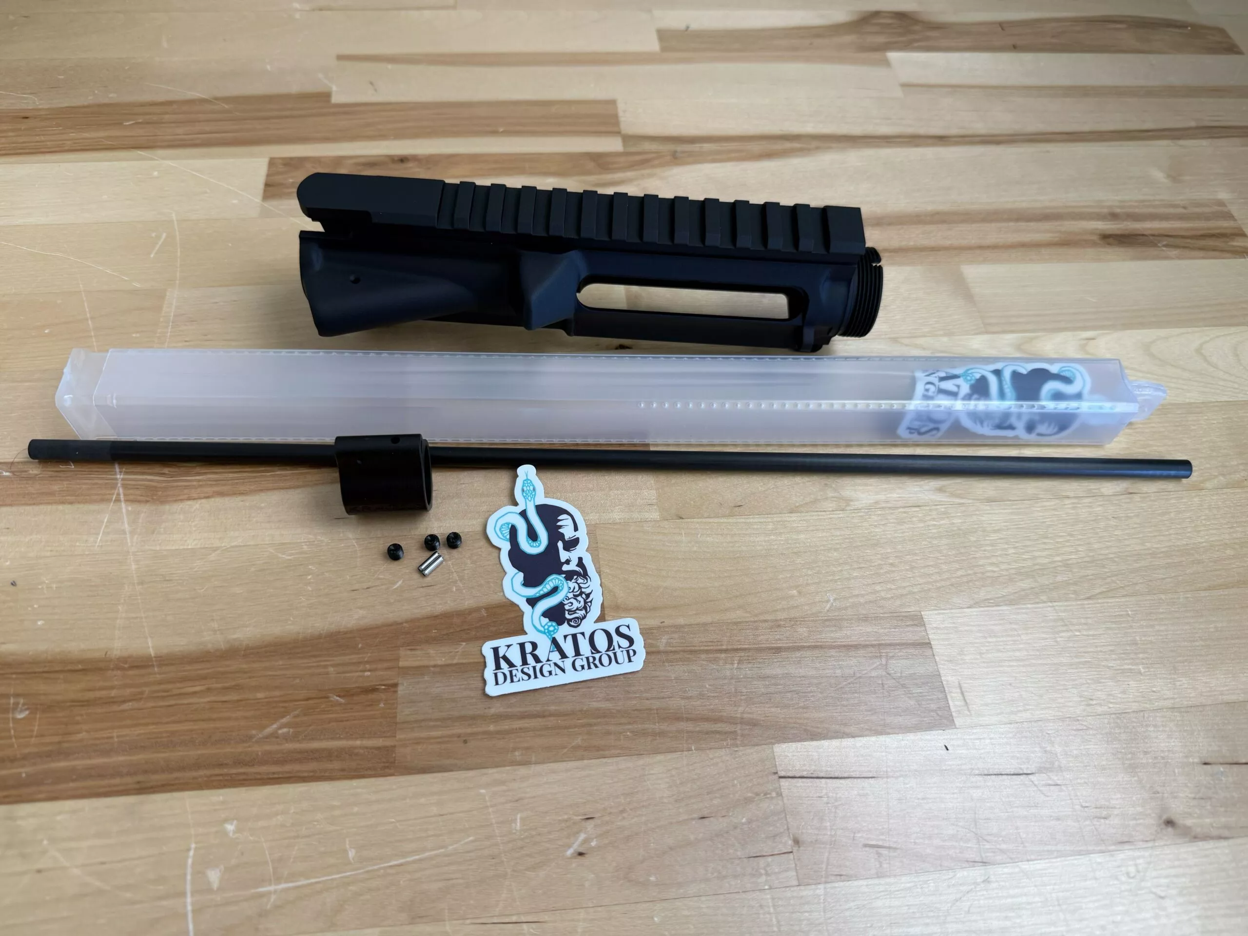 BLEM: Upper Starter Kit: Blem AR-15 Upper Receiver, Gas Block, Alignment Rod