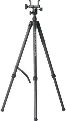 Bog-Pod 1168229 DeathGrip Sherpa Tripod with Removable Center Post Black/Carbon Fiber Legs Rubber with Removeable Spike