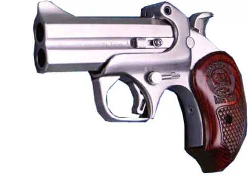Bond Arms Snakeslayer Break Action Derringer – 45 Caliber, 2.75 Inch Barrel, Stainless Steel, Satin Stainless Steel