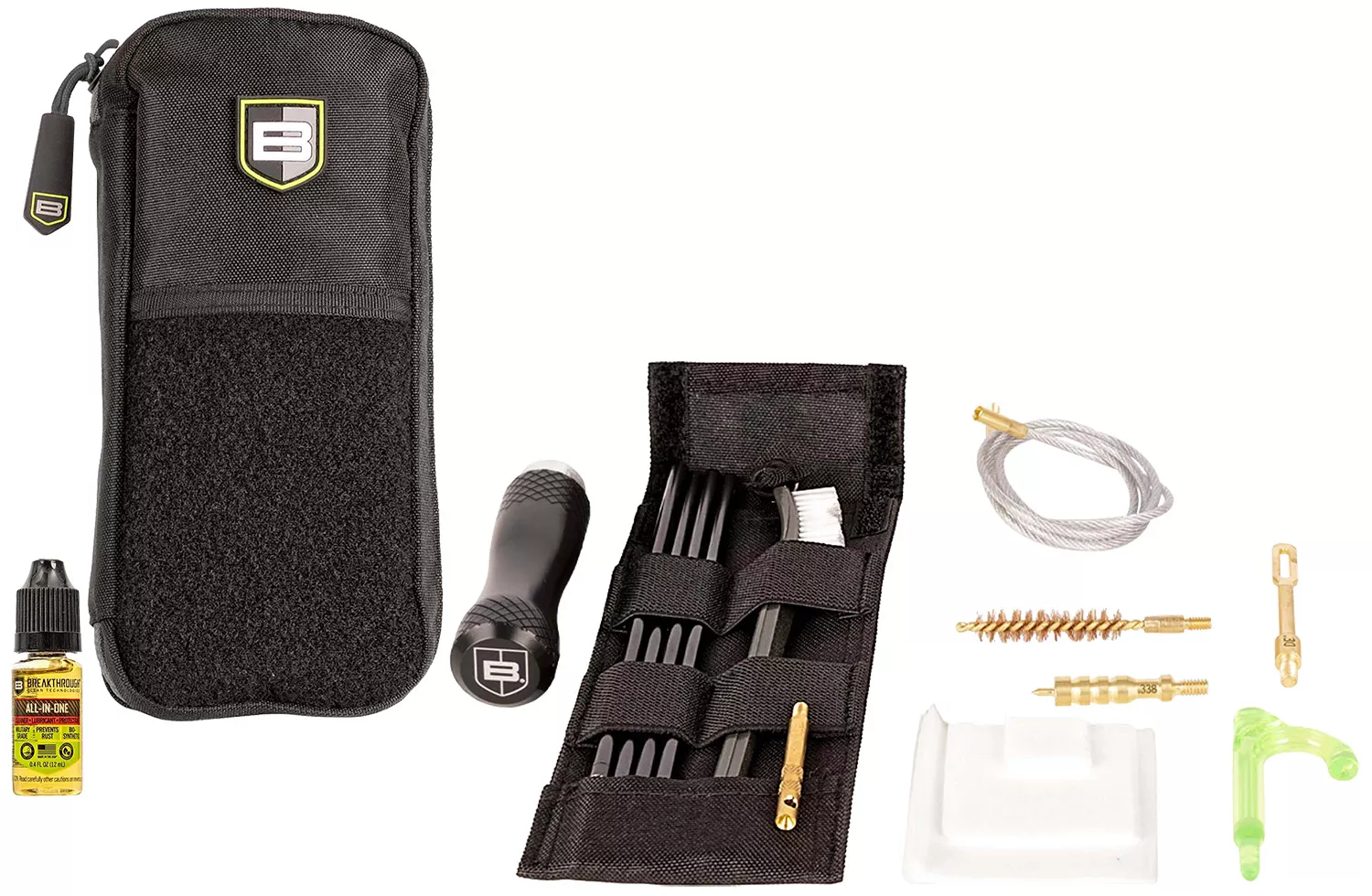 Breakthrough Clean BT-MPK-338 Badge Rod/Pull Thru Kit .338 Cal
