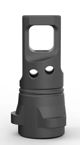 Breek Arms Echo Single-Port Muzzle Brake for Breek-LOK 3QD – 5/8×24 TPI – BRK4331