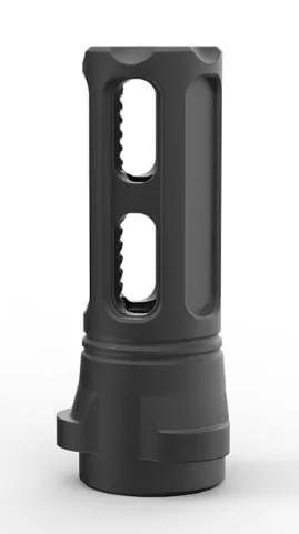 Breek Arms Sentinel Caged Flash Hider for Breek-LOK 3QD – 9mm 1/2×28 TPI – BRK4323