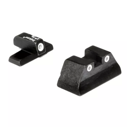 BRIGHT & TOUGH NIGHT SIGHTS – H&K USP, FRONT WHITE OUTLINE/GREEN TRITIUM, REAR WHITE OUTLINE/GREEN TRITIUM