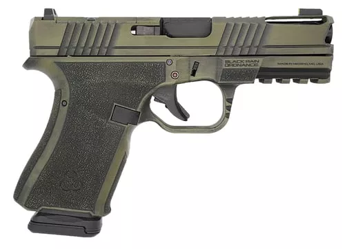 BRO FRONTLINE+ 9MM 4″ 15RD BW GREEN