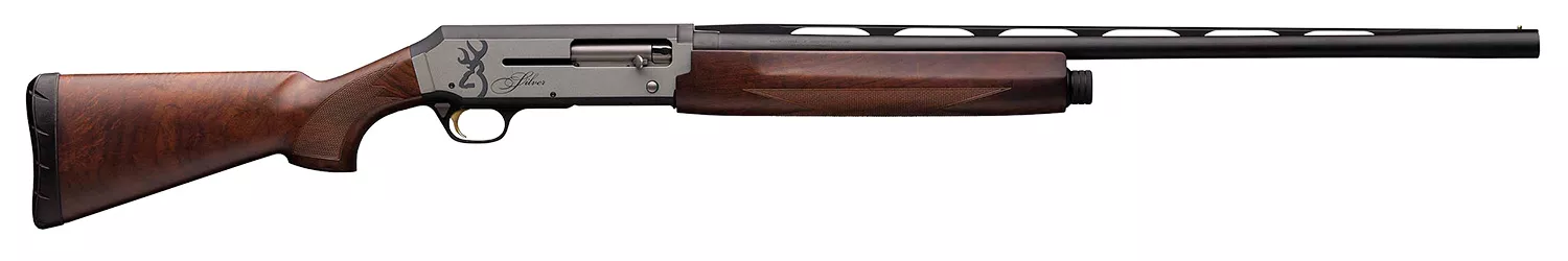 Browning 011413304 Silver Field 12 Gauge 28" 3" 4+1, Alloy Receiver With Silver/Matte BlackBi-ToneFinish, Satin Turkish Walnut StockWith Cut Checkering