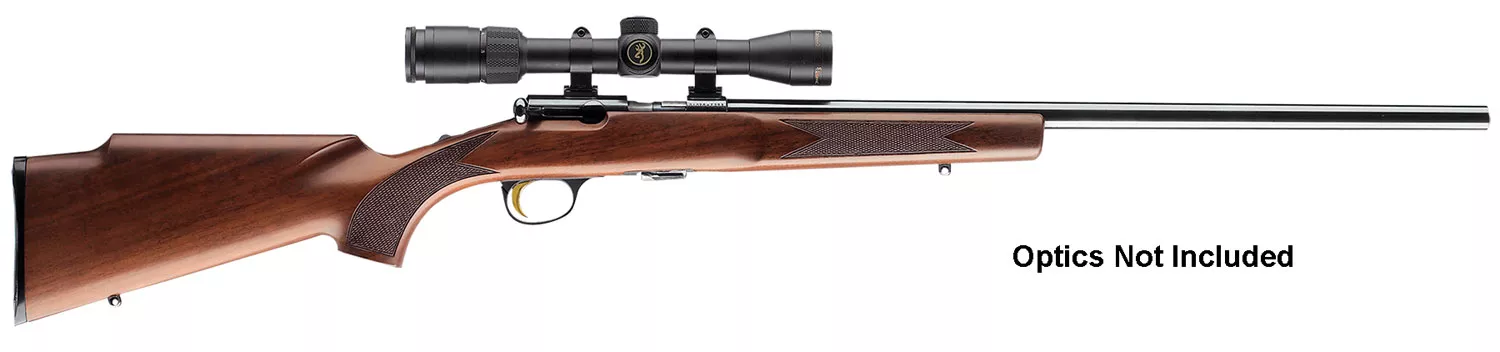 Browning 025176204 T-Bolt Target/Varmint 22 WMR 10+1 22″ Heavy Target Barrel, Polished Blued Steel Receiver, Satin Black Walnut Stock With Monte Carlo Comb, Optics Ready, Scope NOT Included