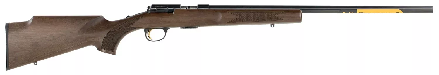 Browning 025176270 T-Bolt Target/Varmint 17 HMR 10+1 22″ Heavy Target Barrel, Polished Blued Steel Receiver, Satin Black Walnut Stock With Monte Carlo Comb, Optics Ready