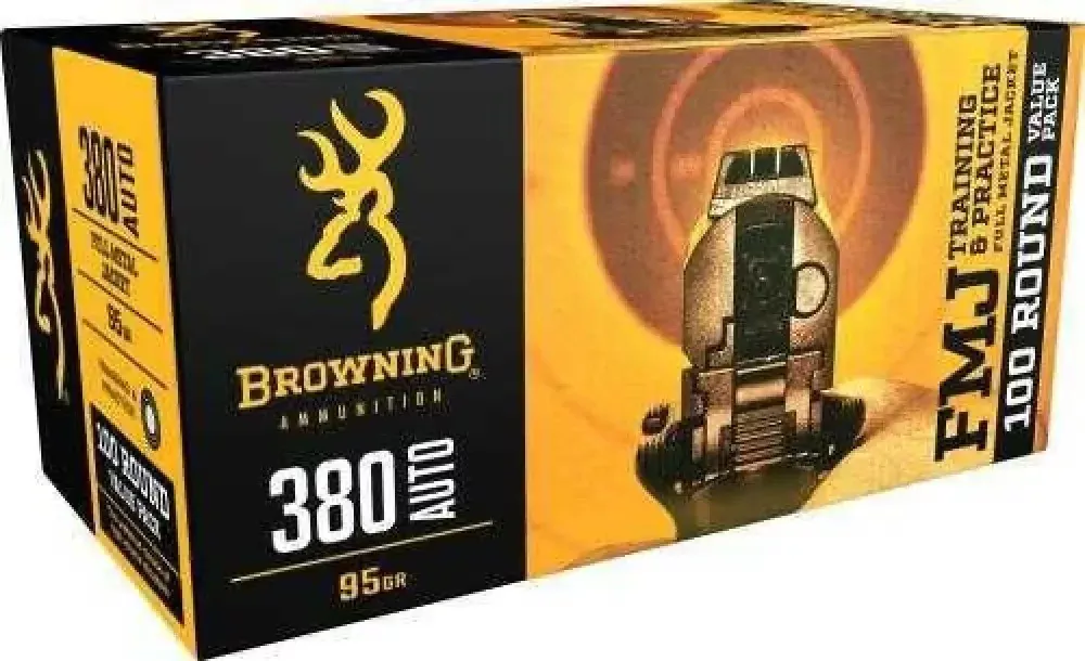 Browning 380 Auto Metal Jacket Rounds Ammunition Excitement