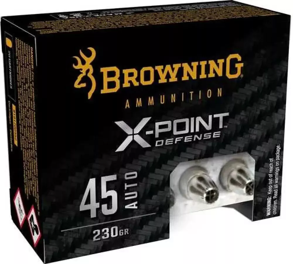 Browning .45 Auto X-point High-performance Defense Ammo