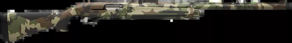 Browning Maxus II 12 Gauge Shotgun - Woodland Camo, 28" Barrel, Fiber Optic Sight