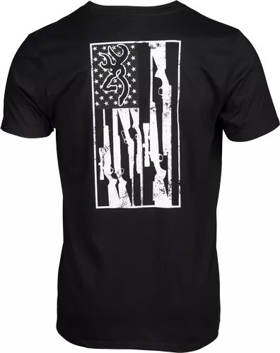 BROWNING SS T-SHIRT BROWNING – LEGACY FLAG BLACK XXLARGE