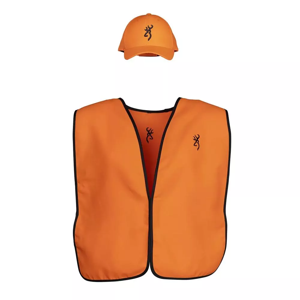 Browning Vest Cap Combo Blaze Orange