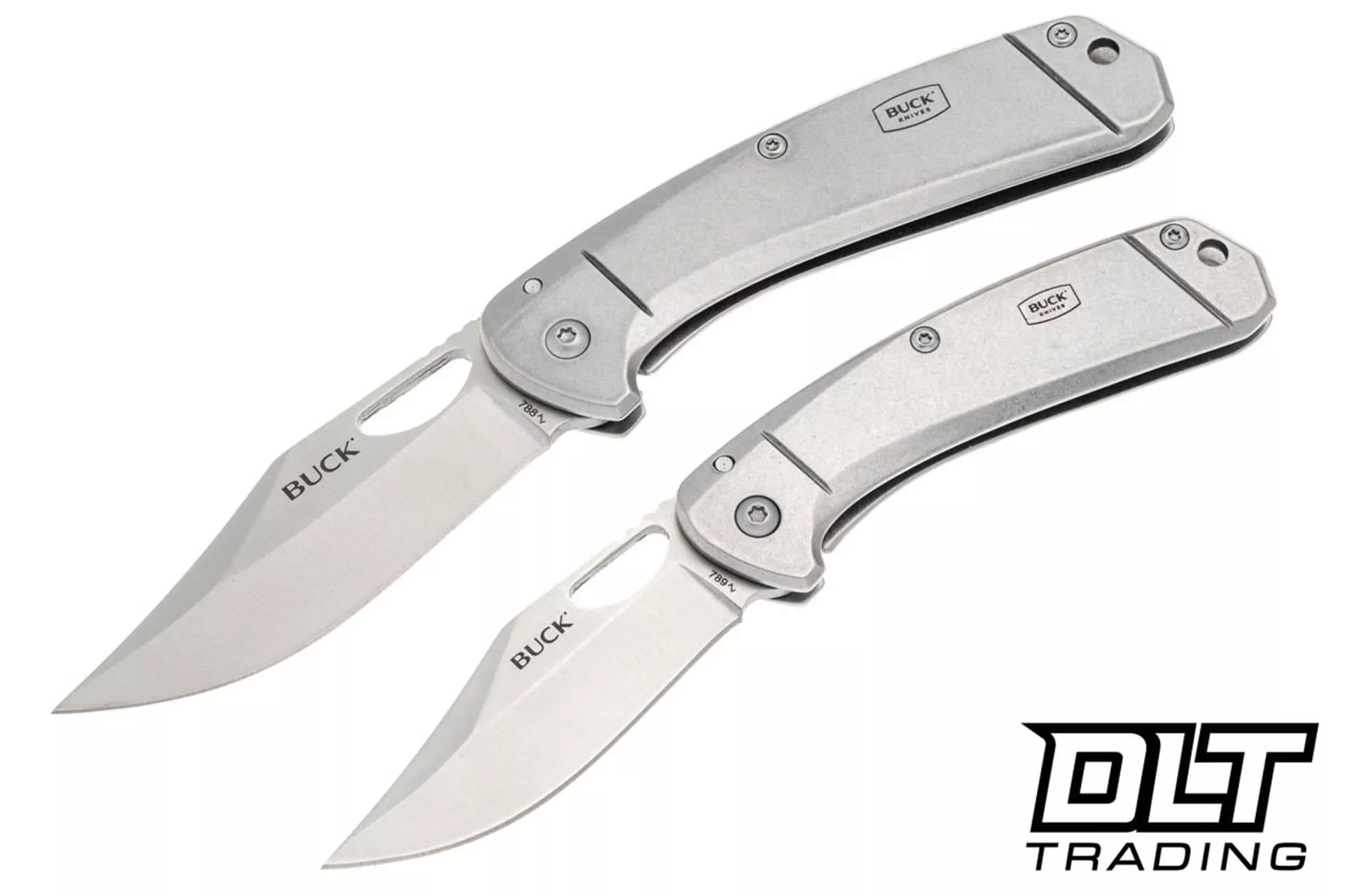 Buck Knives 2-Piece Holiday Collector’s Tin – Model 788 Large & 789 Small Frame Lock Knives – CMBO238-C