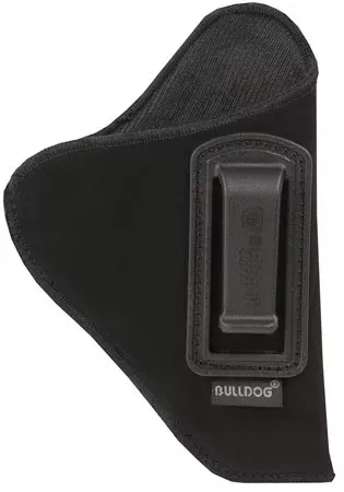 Bulldog DIP20 Deluxe IWB Black Suede Like Belt Clip Fits Glock 42/43/Ruger LC9/2-3" Barrel Right Hand