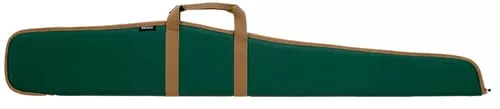 BULLDOG SHOTGUN CASE 52" GREEN W/ TAN TRIM 5/8" PADDING