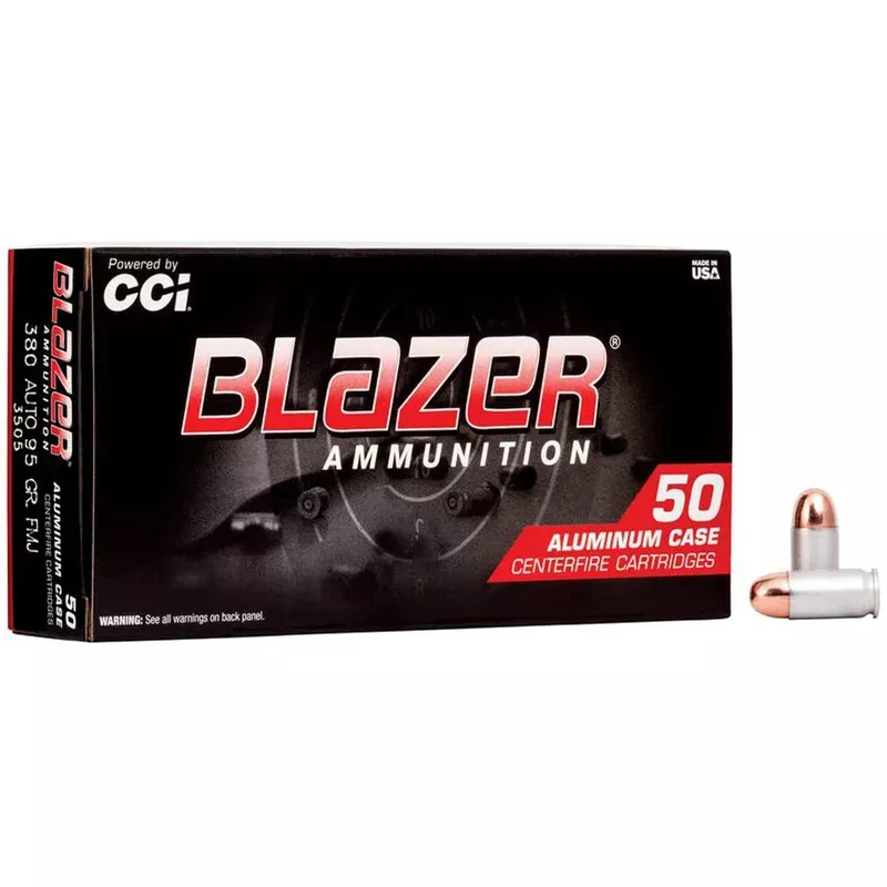 CCI – 380 Auto 95gr Full Metal Jacket 50/Box Quantity Discount PriceAdd To Favorite