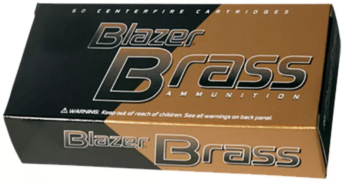 CCI 5201 Blazer Brass Handgun 9mmLuger 124gr Full Metal Jacket 50 Per Box/20 Case
