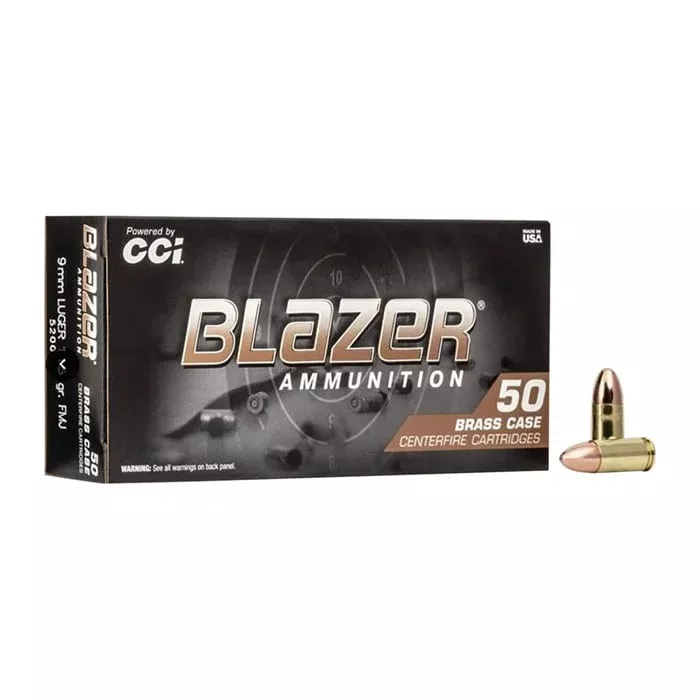CCI – Blazer 9mm Luger 124gr Full Metal Jacket 50/Box Quantity Discount PriceAdd To Favorite