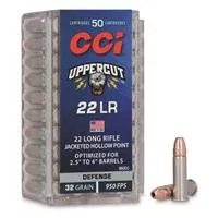 CCI UPPERCUT 22LR 32GR JHP - 950FPS 50RD 100BX/CS