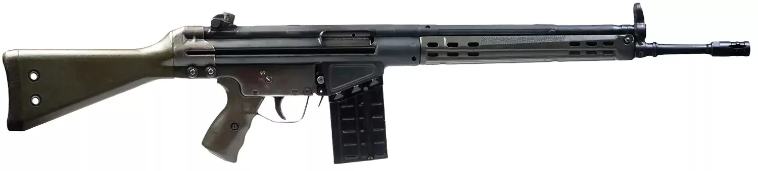 Century Arms RI5601X CA-37.62x51mm NATO 20+1 18" Black Threaded Barrel, Black Charging Handle Steel Receiver, Black Synthetic Fixed Stock