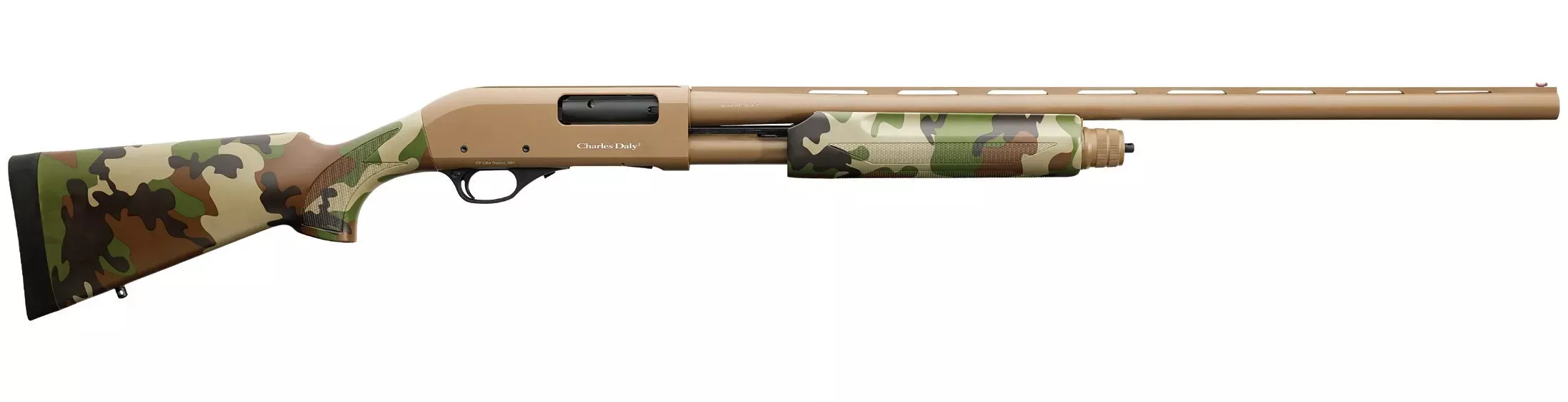 Charles Daly 301 Pump Field 12/28 FDE/camo