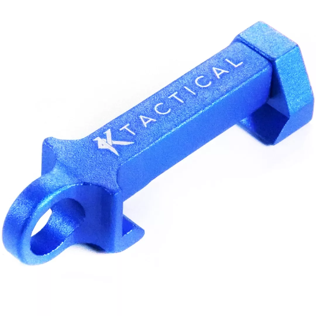 Charm Mount Tactical Keychain Gun Rail Accessory Decorative BLUE