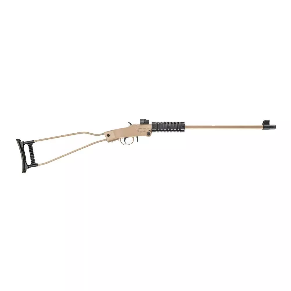 Chiappa LITTLE BADGER RIFLE CERAKOTE Desert Sand 16.5in BBL 1/2×28 Threaded