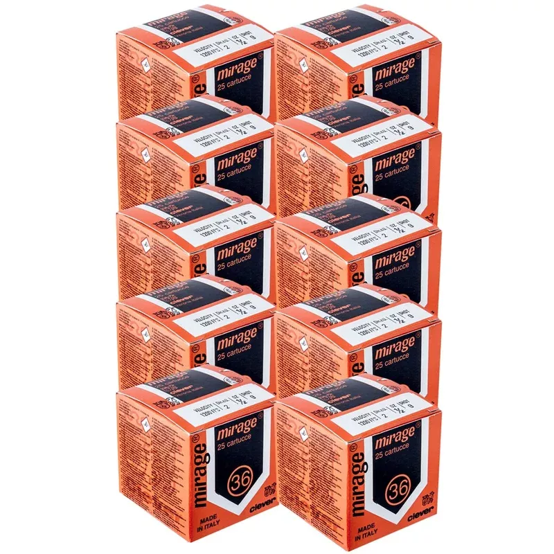 CLEVER – Mirage Super Target T1 410 Bore 2-1/2″ 1/2oz #9 Shot 250/Cs Quantity Discount PriceAdd To Favorite