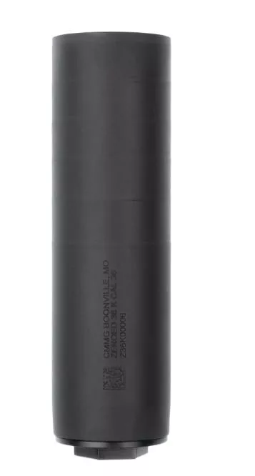 CMMG Zeroed 36K 1.58″ Suppressor – Black – 11DB010