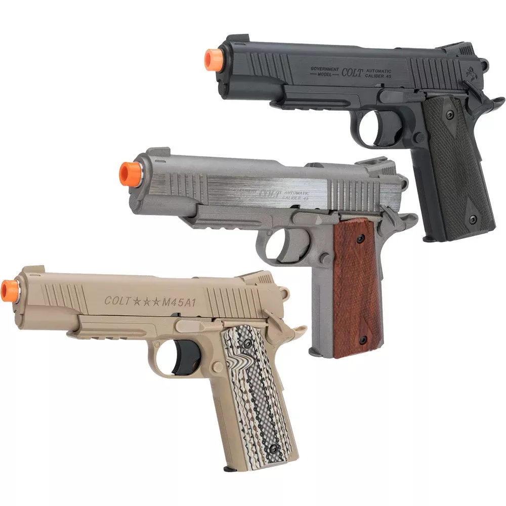 COLT M45A1 Tactical 1911 Rail Gun Co2 NBB Airsoft Pistol by CYBERGUN