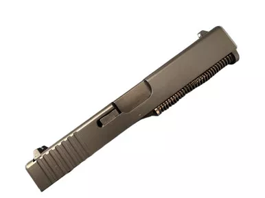 Complete Assembled Rear Serrated Slide Black Nitride Barrel Regular Sights for Glock 23 Pistols