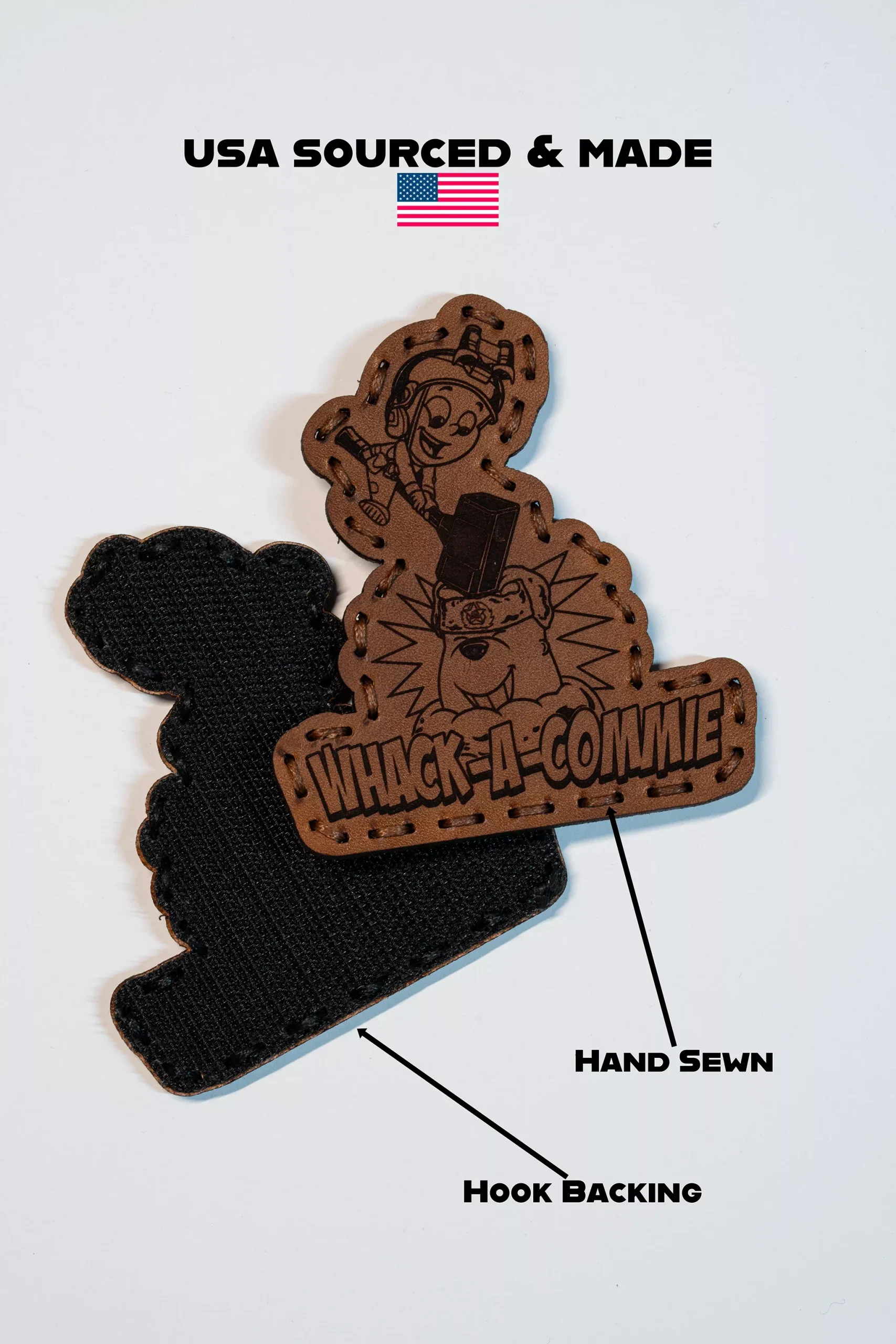 Comrade Crusher Leather Patch