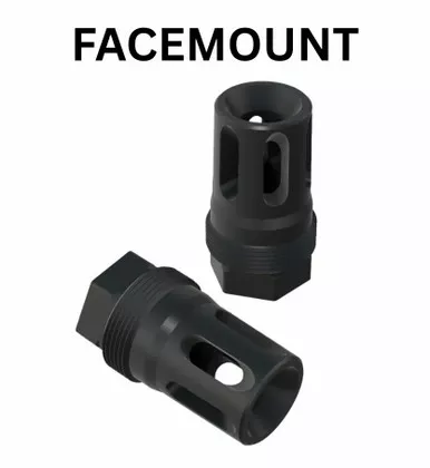 Comstock Facemount - Compact Flash Hider (1/2-28) Plan-B Suppressor Mount
