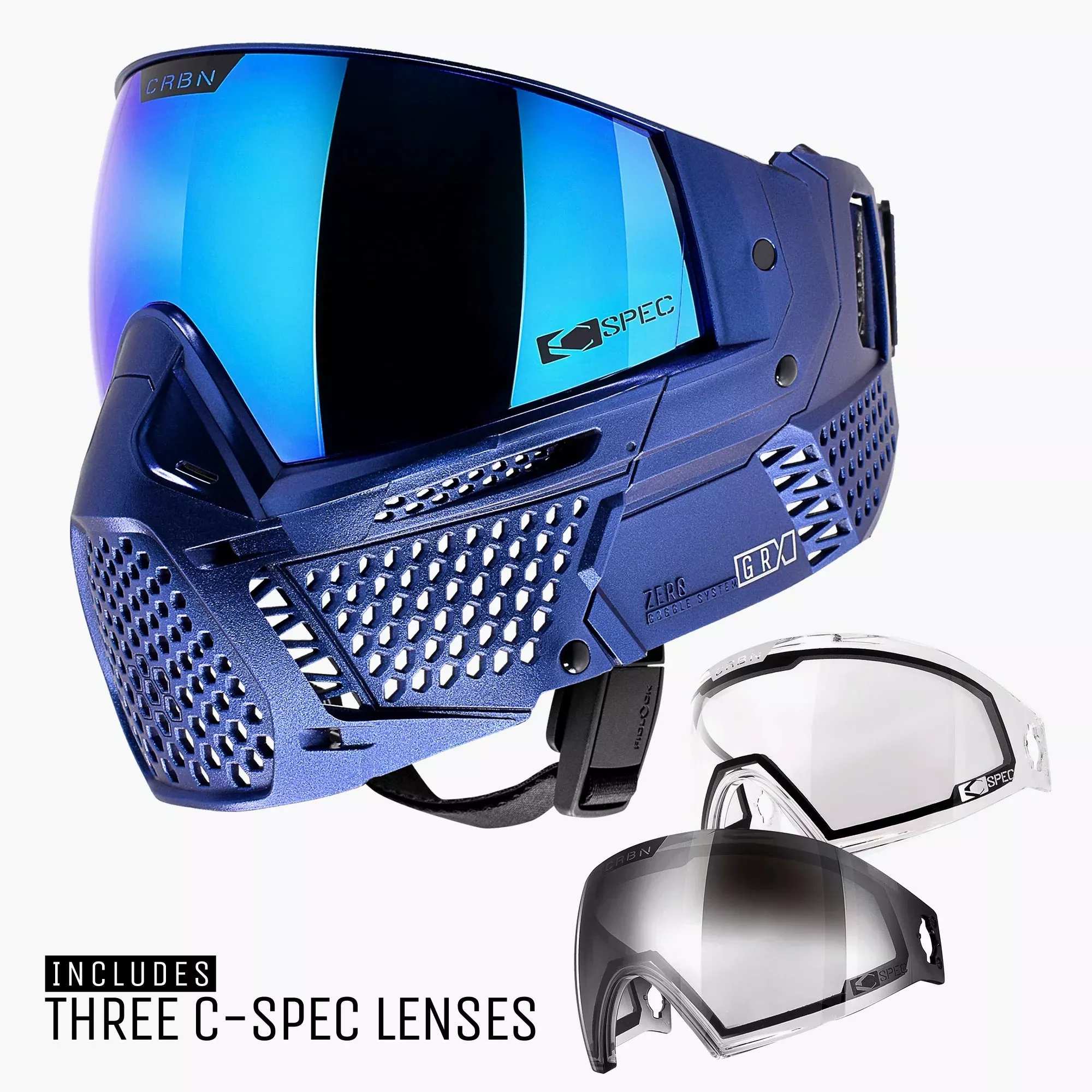 CRBN Zero GRX ELMT Paintball Goggle - Cobalt