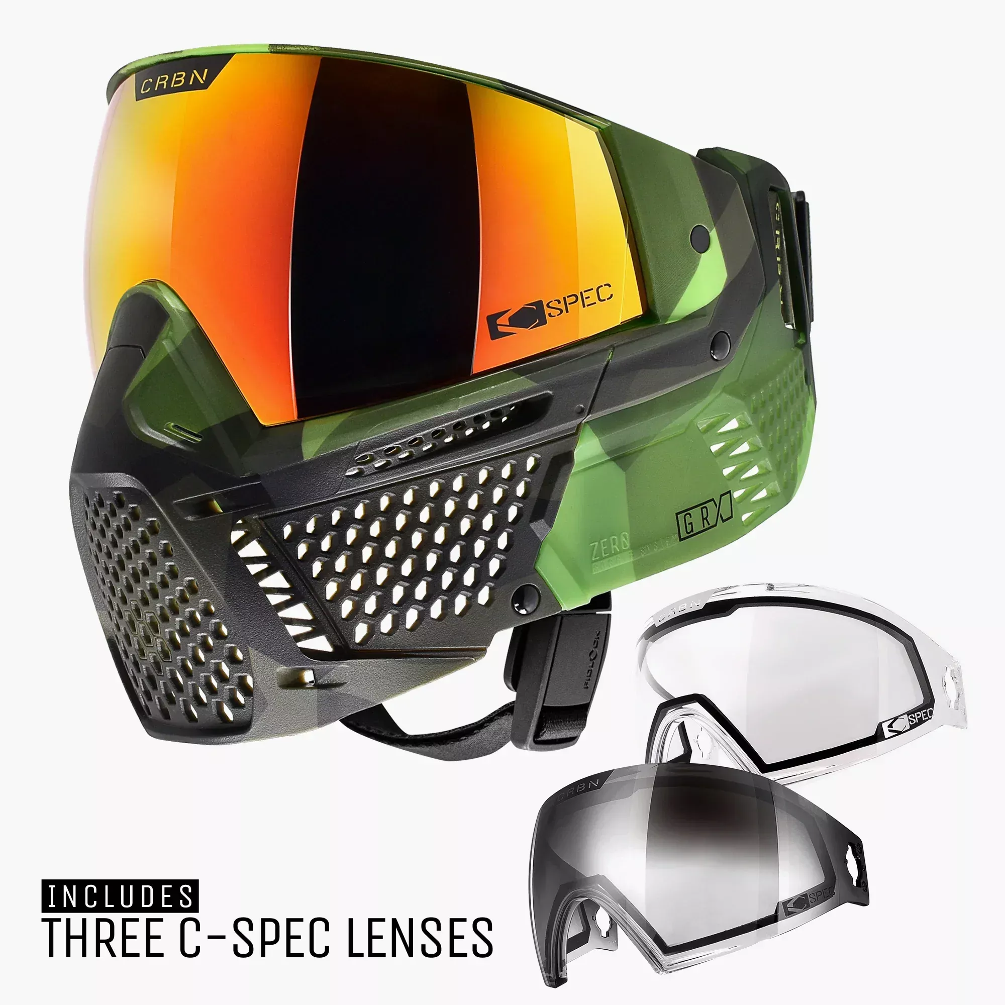 CRBN Zero GRX Paintball Goggle - ModCam Jungle