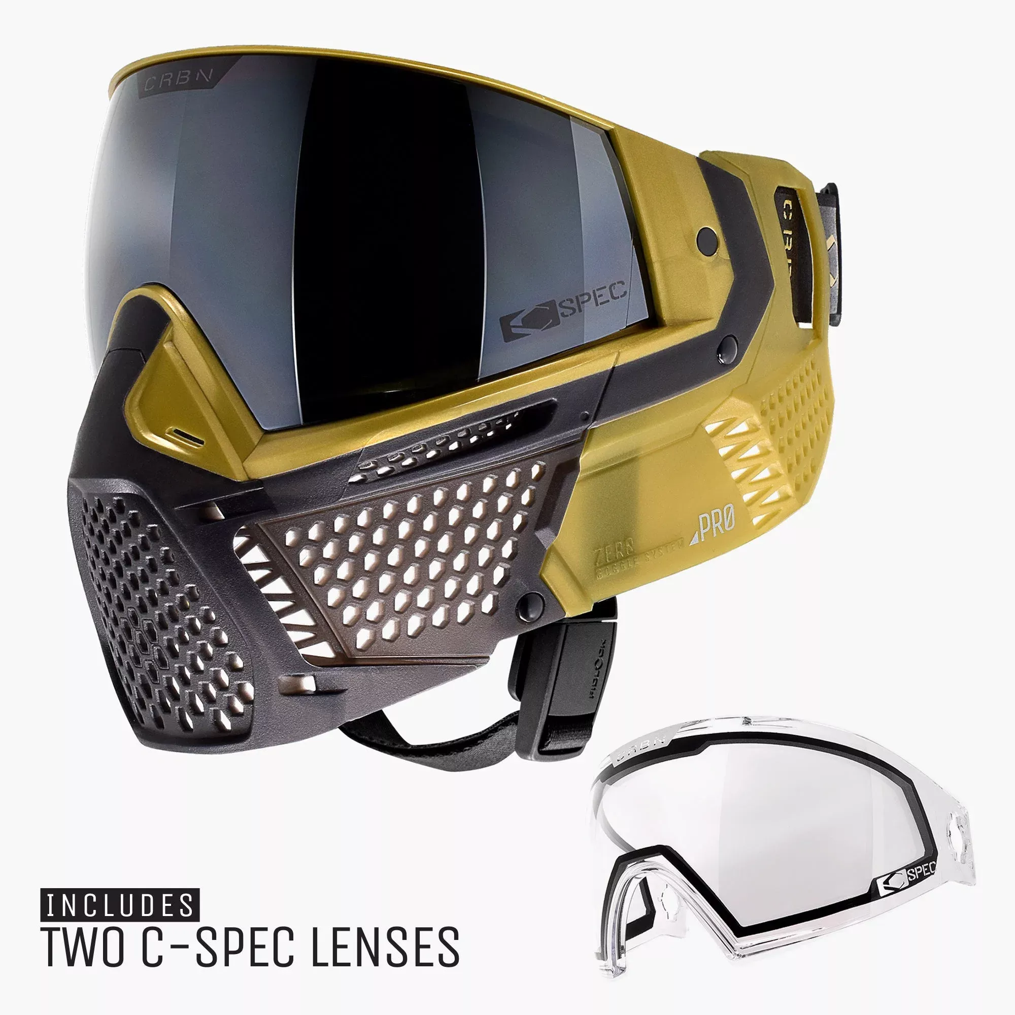CRBN Zero Pro Paintball Goggle - Dune
