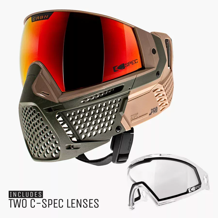 CRBN Zero Pro Paintball Goggle - Safari